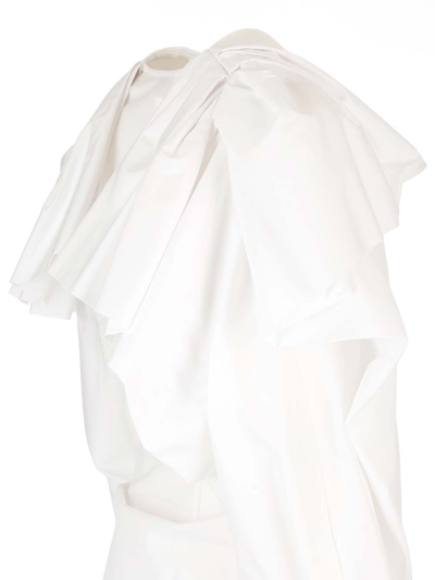 Shop Alexander Mcqueen Popeline Shirt In White