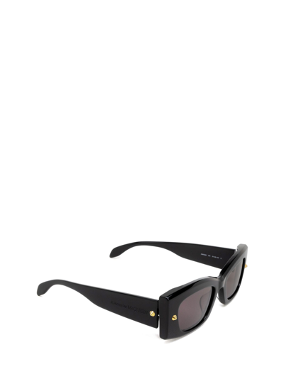 Shop Alexander Mcqueen Am0426s Black Sunglasses