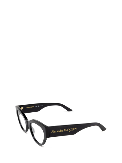 Shop Alexander Mcqueen Am0435o Black Glasses