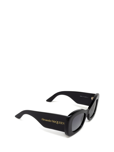 Shop Alexander Mcqueen Am0434s Black Sunglasses