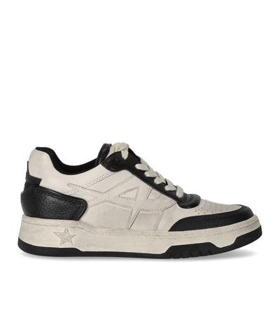 Shop Ash Blake Basket White Black Sneaker In Bianco/nero