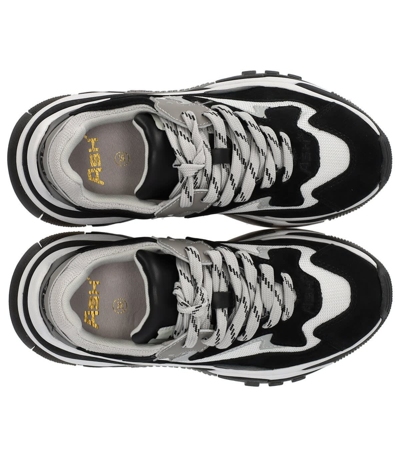 Shop Ash Addict Black And White Sneaker In Nero