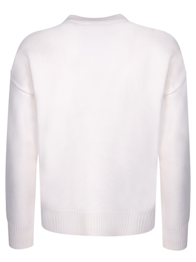 Shop Ami Alexandre Mattiussi White Wool Pullover