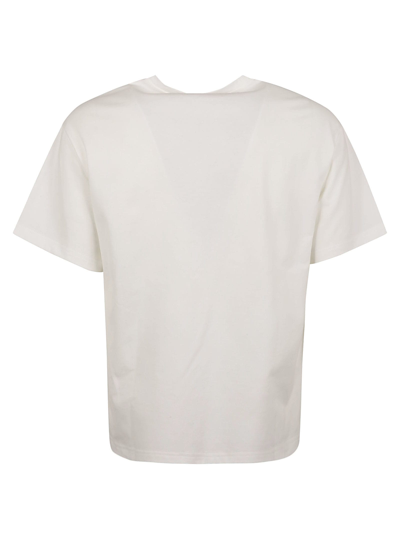 Shop Etro Chest Logo Embroidered T-shirt In White