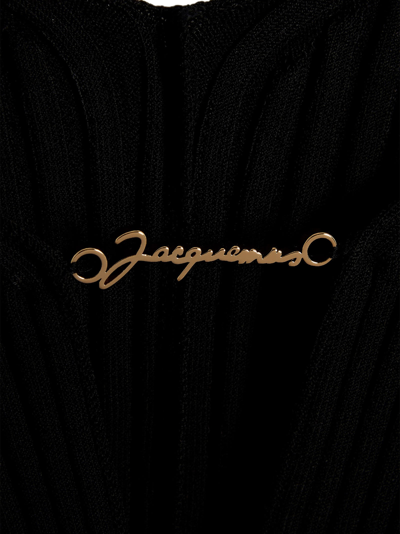 Shop Jacquemus Pralu Cardigan In Black