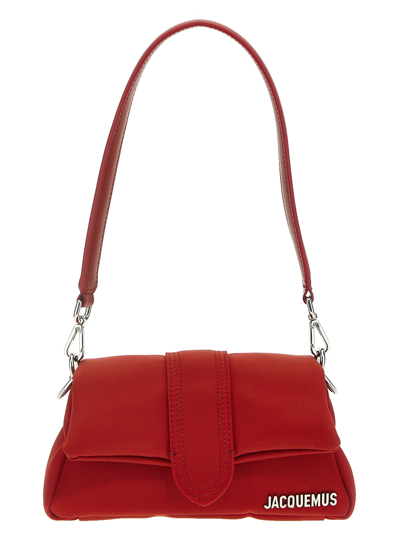 Shop Jacquemus Le Petit Bambimou Shoulder Bag In Red