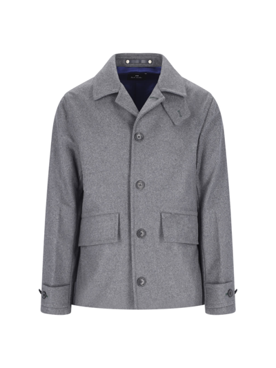 Shop Paul Smith Jacket In Grey