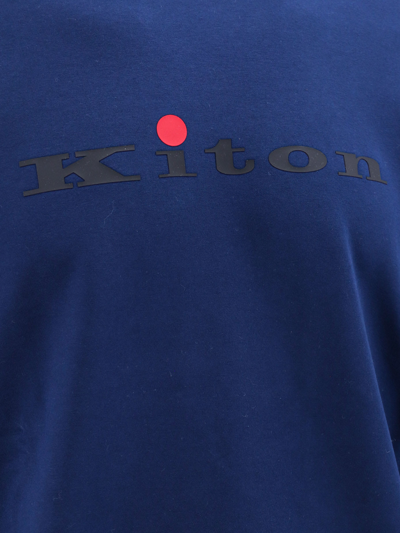 Shop Kiton Sweatshirt In Blue