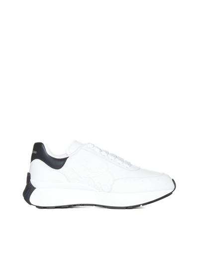 Shop Alexander Mcqueen Sneakers In White Black