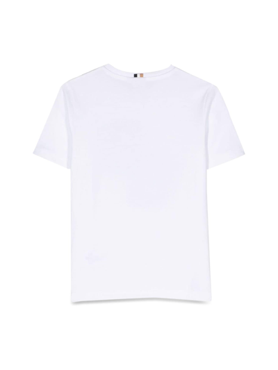 Shop Hugo Boss T-shirt B In Bianco