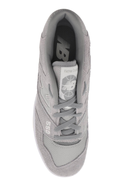 Shop New Balance 550 Sneakers In Slate Grey (grey)