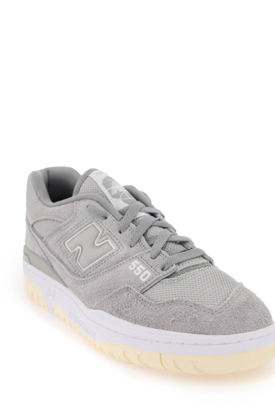 Shop New Balance 550 Sneakers In Slate Grey (grey)