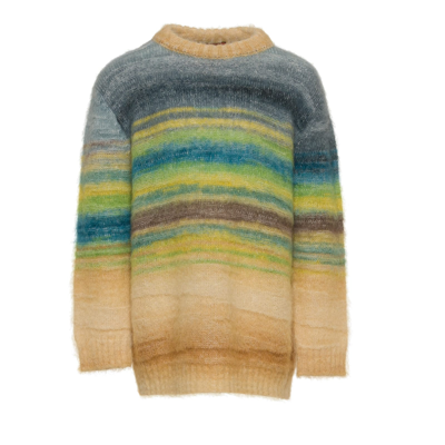 Shop Missoni Striped Sweater In Multicolor