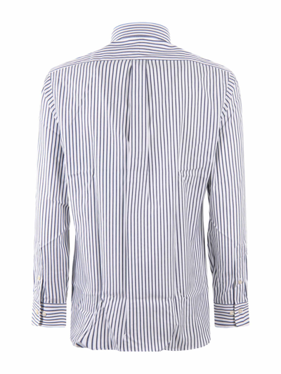 Shop Polo Ralph Lauren Shirt In Bianco/blu