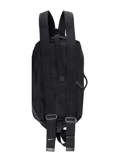 Shop Givenchy Nylon Backpack With Logo Print