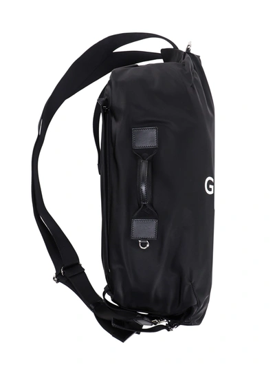 Shop Givenchy Nylon Backpack With Logo Print