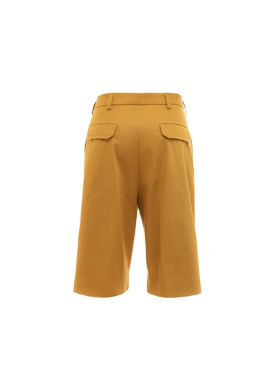 Shop Etro Cotton Bermuda Shorts