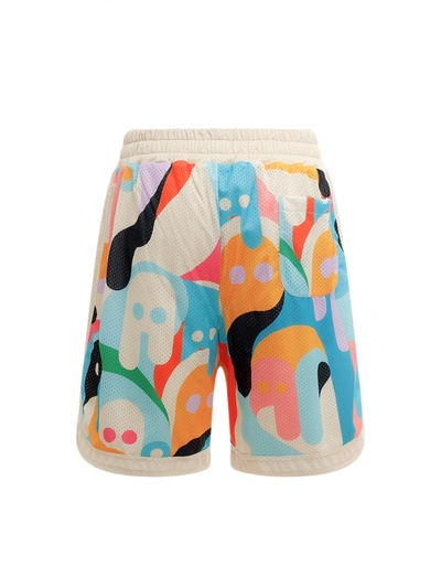 Shop Pharmacy Industry Nyon Bermuda Shorts With Multicolor Print
