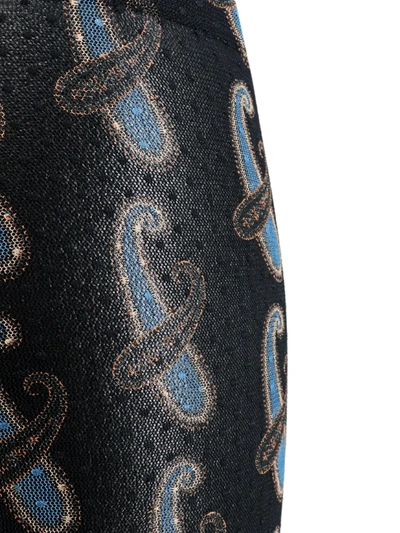 Shop Etro Collant With Iconic Print