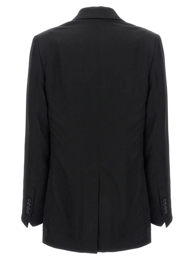 Shop Tom Ford Double-breasted Blazer Jackets Black