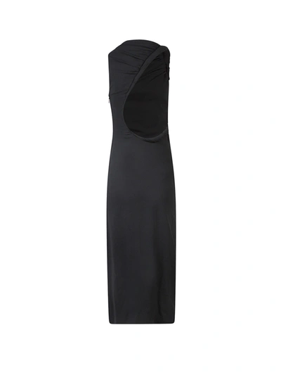 Shop Versace Long Dress With Elastic Profile