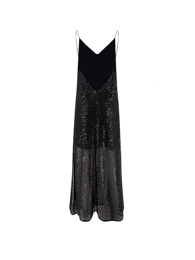 Shop The Nina Studio Long Dress With All-over Sequins