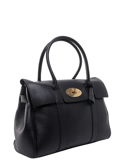 Shop Mulberry Leather Handbag With Engraved Logo