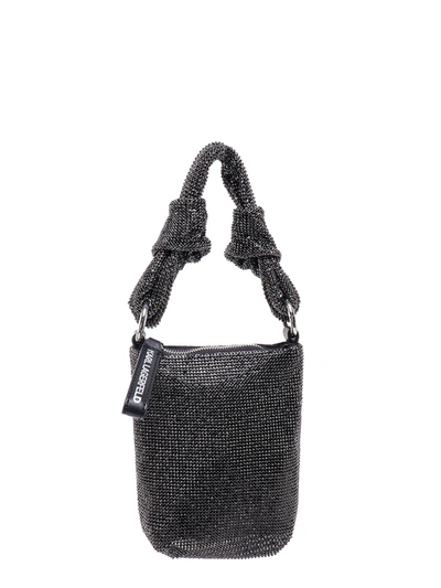 Shop Karl Lagerfeld Handbag With All-over Rhinestones