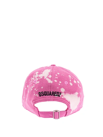 Shop Dsquared2 Cotton Hat With Frontal Print