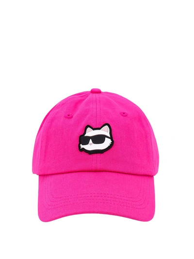 Shop Karl Lagerfeld Cotton Hat With Visor