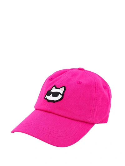 Shop Karl Lagerfeld Cotton Hat With Visor