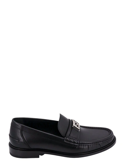 Shop Fendi Leather Loafer