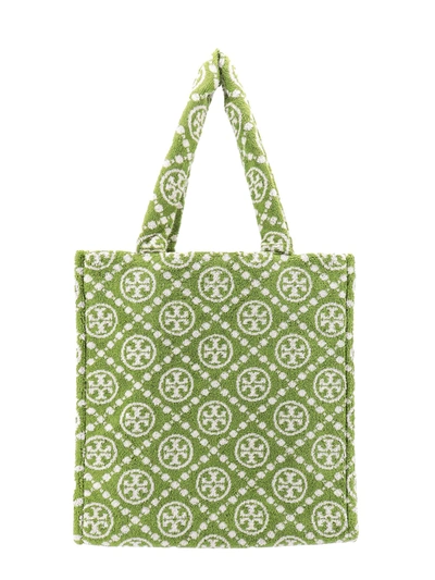 Shop Tory Burch Terry Shoulder Bag With All-over T-monogram Print