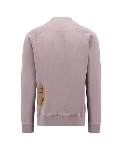 Shop Ten C Cotton Sweatshirt With Logo Patch On The Back