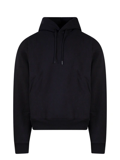 Shop Martine Rose Cotton Sweatshirt With Ribbed Profiles