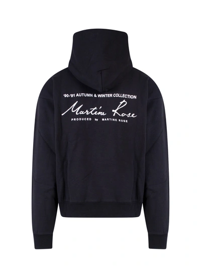 Shop Martine Rose Cotton Sweatshirt With Ribbed Profiles