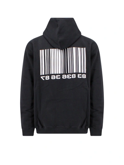 Shop Vtmnts Cotton Sweatshirt With Frontal Barcode