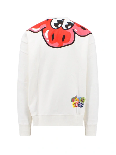 Shop Kenzo Cotton Sweatshirt With Iconic Boke Boy Print
