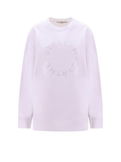 Shop Stella Mccartney Sustainable Cotton Sweatshirt With Frontal Logo