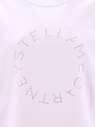 Shop Stella Mccartney Sustainable Cotton Sweatshirt With Frontal Logo