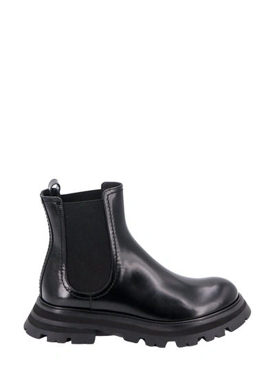 Shop Alexander Mcqueen Leather Boots