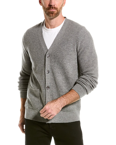 Shop Alex Mill Cashmere V-neck Cardigan In Grey