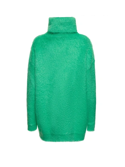 Shop Gucci Brushed Mohair Pullover Dress