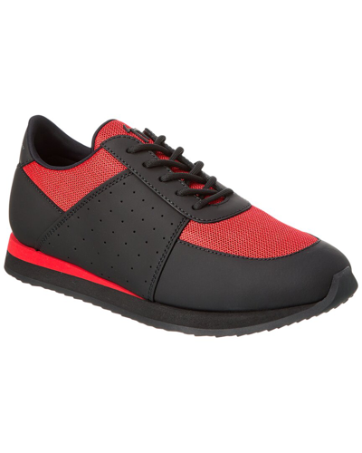 Shop Giuseppe Zanotti Jimy Leather & Mesh Sneaker In Black