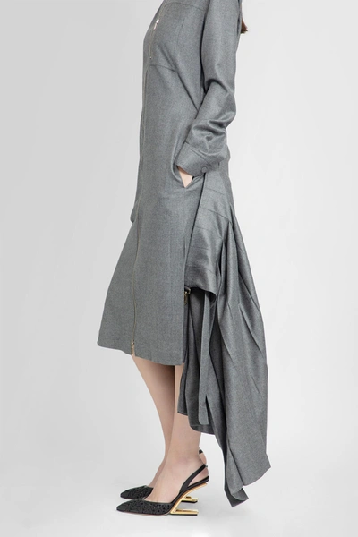 Shop Fendi Woman Grey Jumpsuits