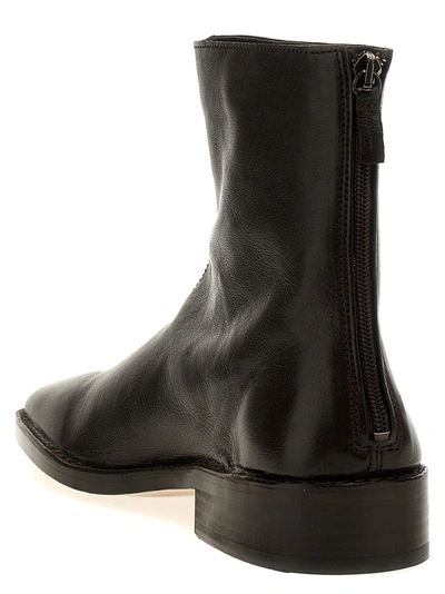 Shop Lemaire Piped Zipped Boots, Ankle Boots