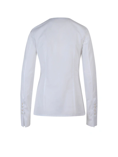 Shop Sapio Cotton Shirt With Side Slits