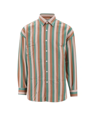 Shop Costumein Viscose Blend Shirt With Striped Pattern
