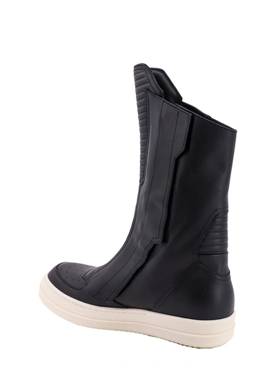 Shop Rick Owens Leather Sneakers