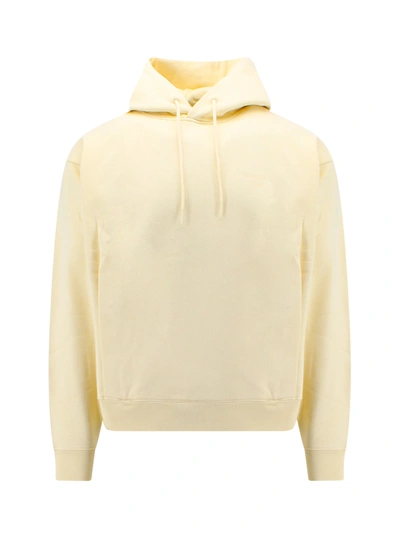 Shop Martine Rose Cotton Sweatshirt With Embroidered Logo On The Front